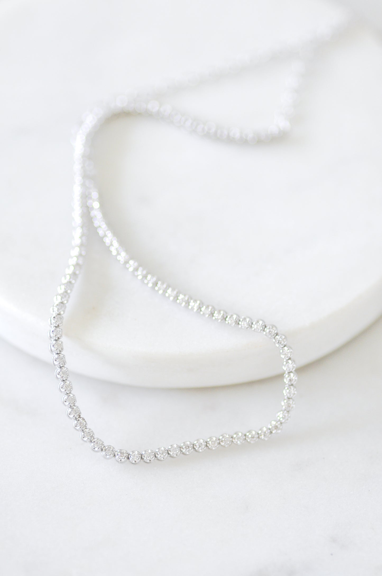 Natural Diamond Tennis Choker