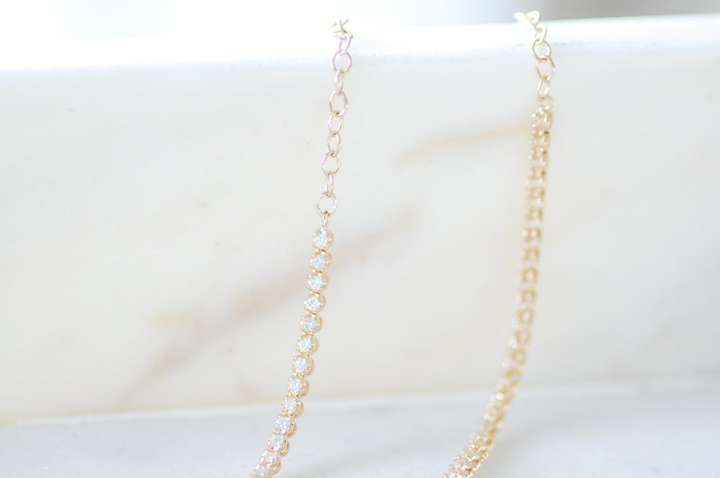 Natural Diamond Tennis Choker