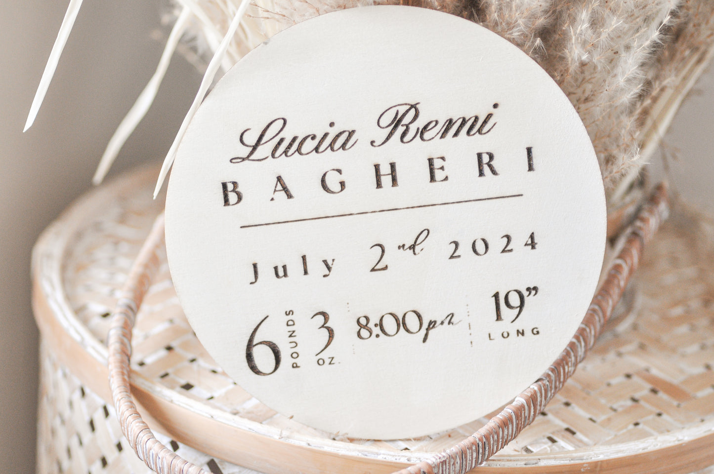 Custom Birth Announcement Sign