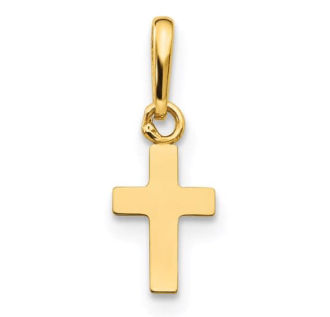 Solid Mini Cross Pendant (Zapped add on)