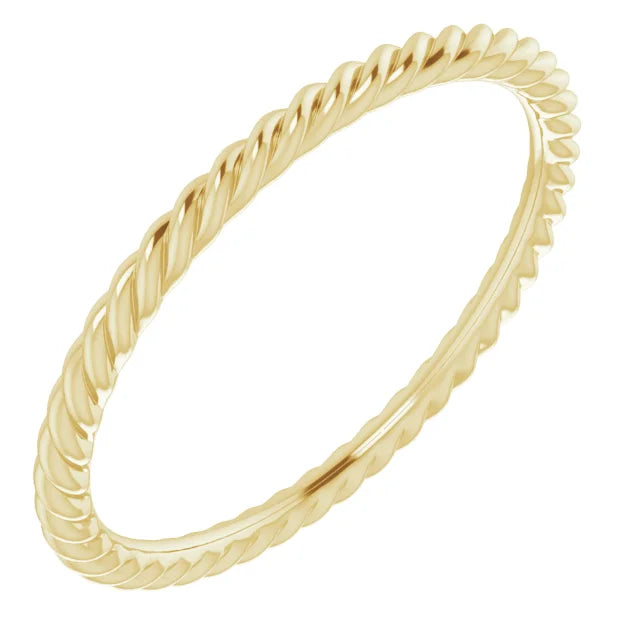 Dainty Rope Ring